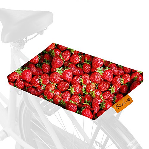 BikeCap-Cuscino, Motivo: Fragole, Misura Unica