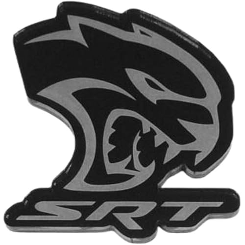 Dodge SRT Hellcat Logo Magnet – 2.5" x 2.5" Die-Cut Acrylic Emblem for Fridge, Toolbox, or Locker – Made in USA