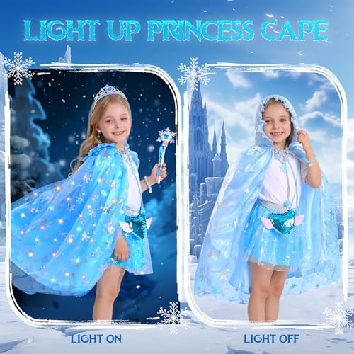 Vestido de Princesa con 10 Piezas para Niñas miniatura 2