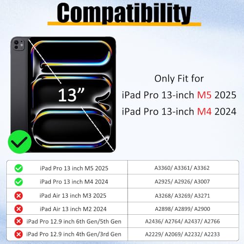 BRAECNstock Shockproof Case for iPad Pro 13 inch M5/M4, 2025/2024 - image 2