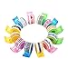ST Washi Masking Tape With Cute Dispenser, 0.47"x5Yards each, Pack of 12pcs(total 60 yards), assorted colors