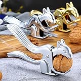 Nut Crackers For All Nuts, Nutcracker with Creative Squirrel Shape Design for Most of Nuts,Walnut Cracker Tool,Finger Protectors Cutting with Non-slip Handle Nut Cracker Chestnut Clip