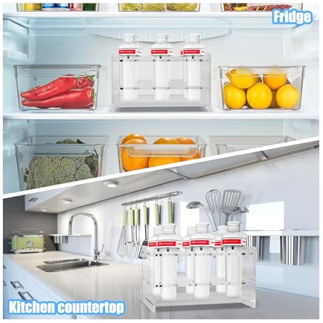 flavors cartridges Holder,Back to school supplies Acrylic Flavor Sip Safe Case Organizer with 6 Holes,for cirkul accessories