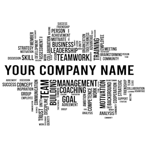 Company Name Office Wall Decal, Motivational, Inspirational, Custom Business Sign, Custom Company Name Decal, Office Decor se227