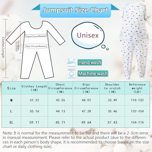 Image of Unisex One-piece Short-Sleeved Trousers,Anti-Strip Adaptive Jumpsuit with Back-Zipper,Suitable for Seniors,Dementia Patient,Alzheimer's Patients,Incontinence Care