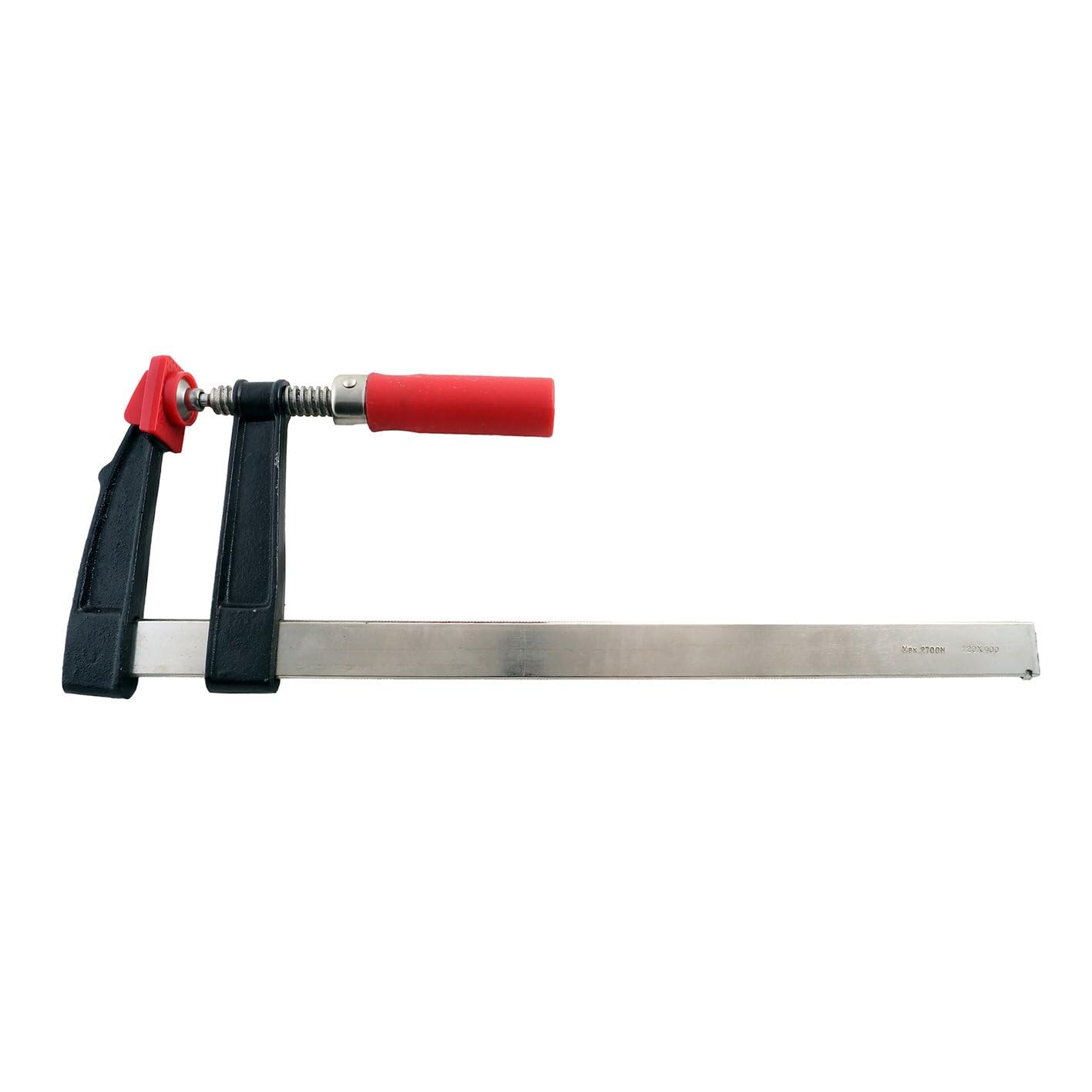 Abrazadera profesional para madera – Abrazadera de carpintero de barra robusta para pegar y fijar – Herramienta esencial para trabajar madera y montaje (tierra, 120 x 300 mm)