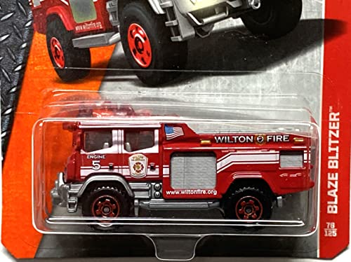 Matchbox Blaze Blitzer Camión de Bomberos 2016 miniatura 3