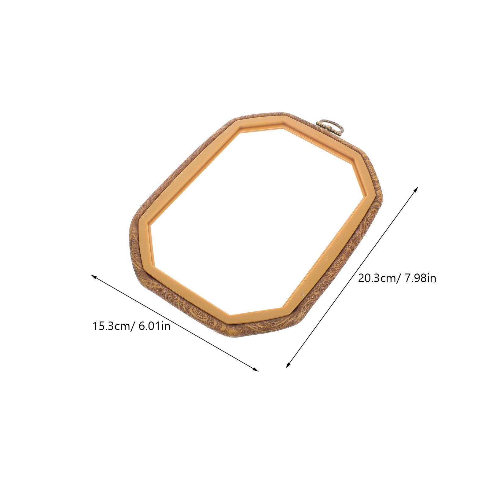 Anneome 3piezas Bastidor de Bordado de Punto de Cruz Juego de Aros de Bordado Reutilizables de Plástico para Proyectos de Costura DIY y Decoración del Hogar