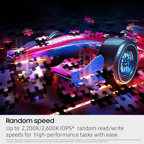 Image of Samsung SSD 9100 PRO with Heatsink 1TB, PCIe 5.0x4 M.2 2280, Seq. Read Speeds Up to 14,700 /13,300 MB /s, Best for AI Computing, Gaming, and Heavy Duty Workstations (MZ-VAP1T0CW)