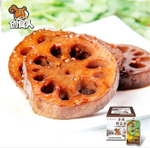 Qyz@ Chinese Hu Bei Special Leisure Snack Food: Spicy Halide Lotus Root(840g)