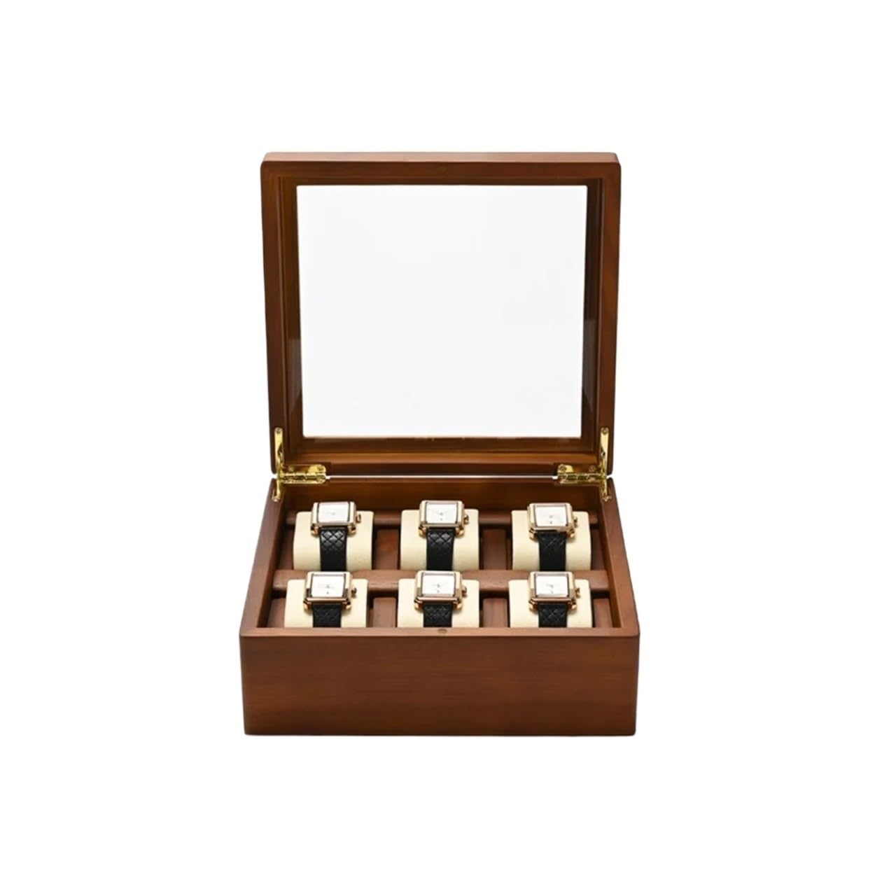 Caja para Relojes de Madera Caja de reloj 10 rejillas organizadora joyas madera
