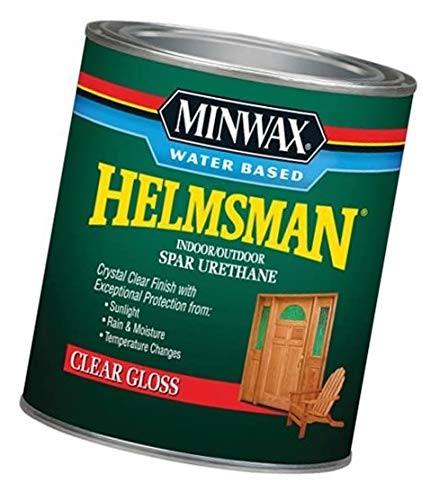 Minwax 630500444 Water Based Helmsman Spar Urethane, Quart, Gloss 1 Pack