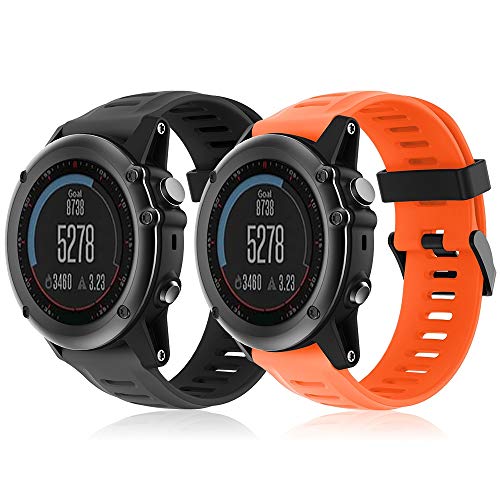 TOPsic Fenix 3 correa de reloj, Banda Reemplazo de Silicona Suave Deportiva con Herramientas para Fenix 3 / reloj elegante de Fenix 3 HR Multi-colors