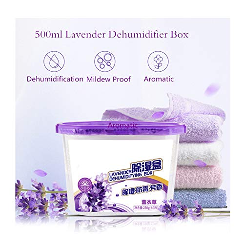 500 ml Mini Luftentfeuchter Für Zu Hause Kleiderschrank Wäschetrockner mit Trockenmittel Auto Lufttrockner Feuchtigkeitsabsorbierende Box,1pcs