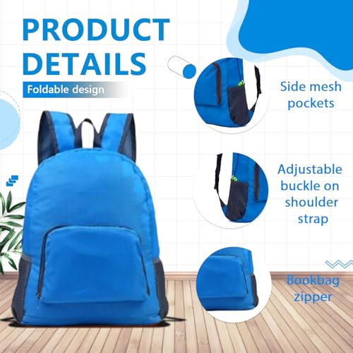 Image of 21 Pcs Backpacks in Bulk 17 Inch Foldable Lightweight Backpack Outdoor Travel Book Bag Large Capacity Colorful Classic Back Packs for Adults(7 Colors)