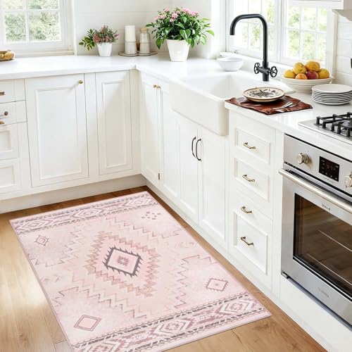 Tapete Lavable Yinhua Rosa 2x3 Antideslizante miniatura 2
