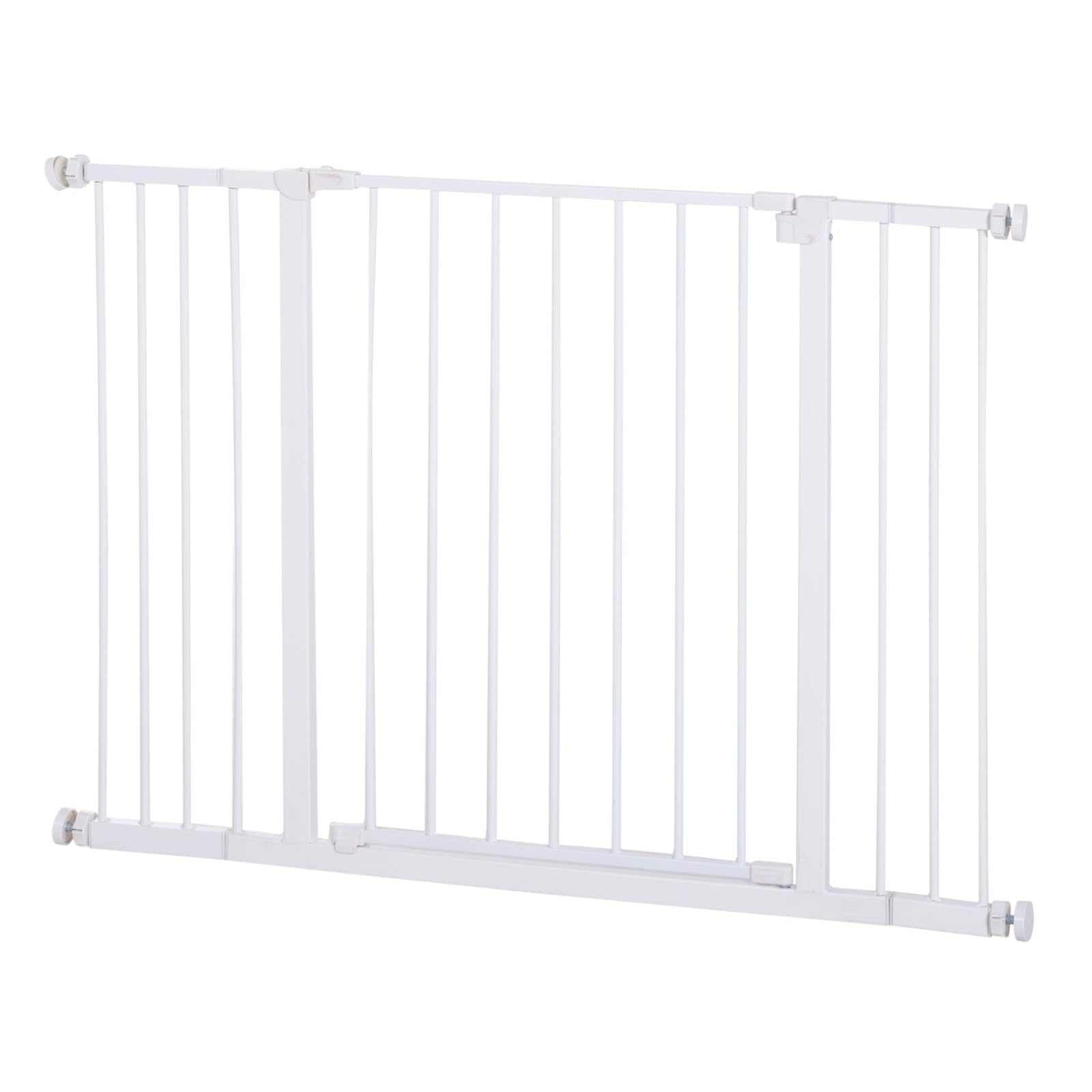 Safety Barrier Retractable Metal Stair Gate For Dogs Easy Installtion