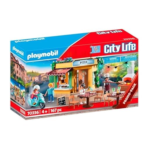 PLAYMOBIL City Life 70336 Pizzería con terraza, con Efectos de luz, A Partir de 4 años | Ya disponible en tu tienda friki favorita! En mundofriki.es! PLAYMOBIL City Life 70336 Pizzería con terraza, con Efectos de luz, A Partir de 4 años | Ya disponible en tu tienda friki favorita! En mundofriki.es!