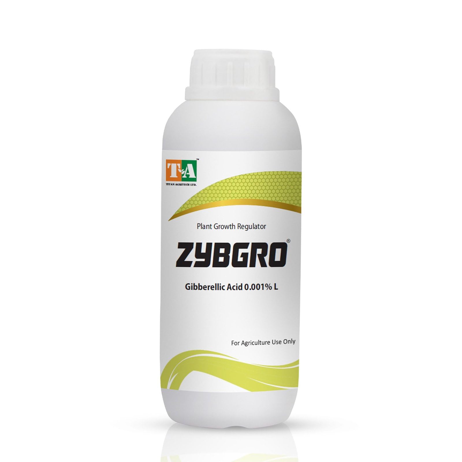 Titan Agritech Limited ZYBGRO | Gibberellic Acid 0.01% Plant Growth Regulator | Micronutrient Supplement for Enhanced Plant Growth and Yield 250ml