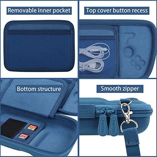 Image of Aenllosi Hard Case for Hori Nintendo Switch Split Pad Pro Controller，Blue | EVA hard shell, Water-resistant design, Dust-resistant design, Impact-resistant design