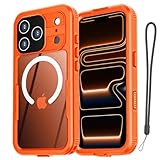 AICase iPhone 17 Pro Max用防水ケース+MagSafe対応 クリアウォータープルーフ 防雪/防塵/耐衝撃 IP68認証 360°フルボディ保護 完全密閉型 水中カバー iPhone 17 Pro Max用_3