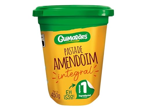 Pasta de Amendoim Integral Vegano 450g- Guimarães .