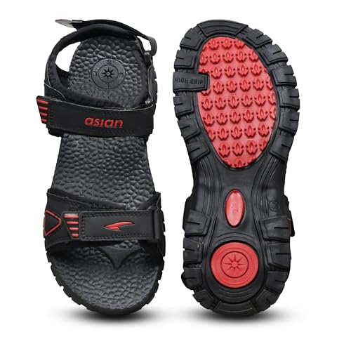 Image of ASIAN Mens VISTARA-21 Casual Sandals with adjustable velcro closure for easy wear with flexible fitting and trendy and stylish looks ideal for everyday use for mens as well as boys