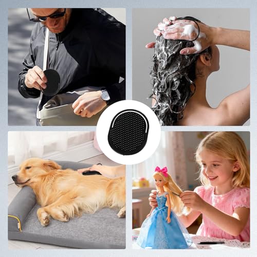 6 Peines de Palma para Hombre, Cepillo Masajeador miniatura 5