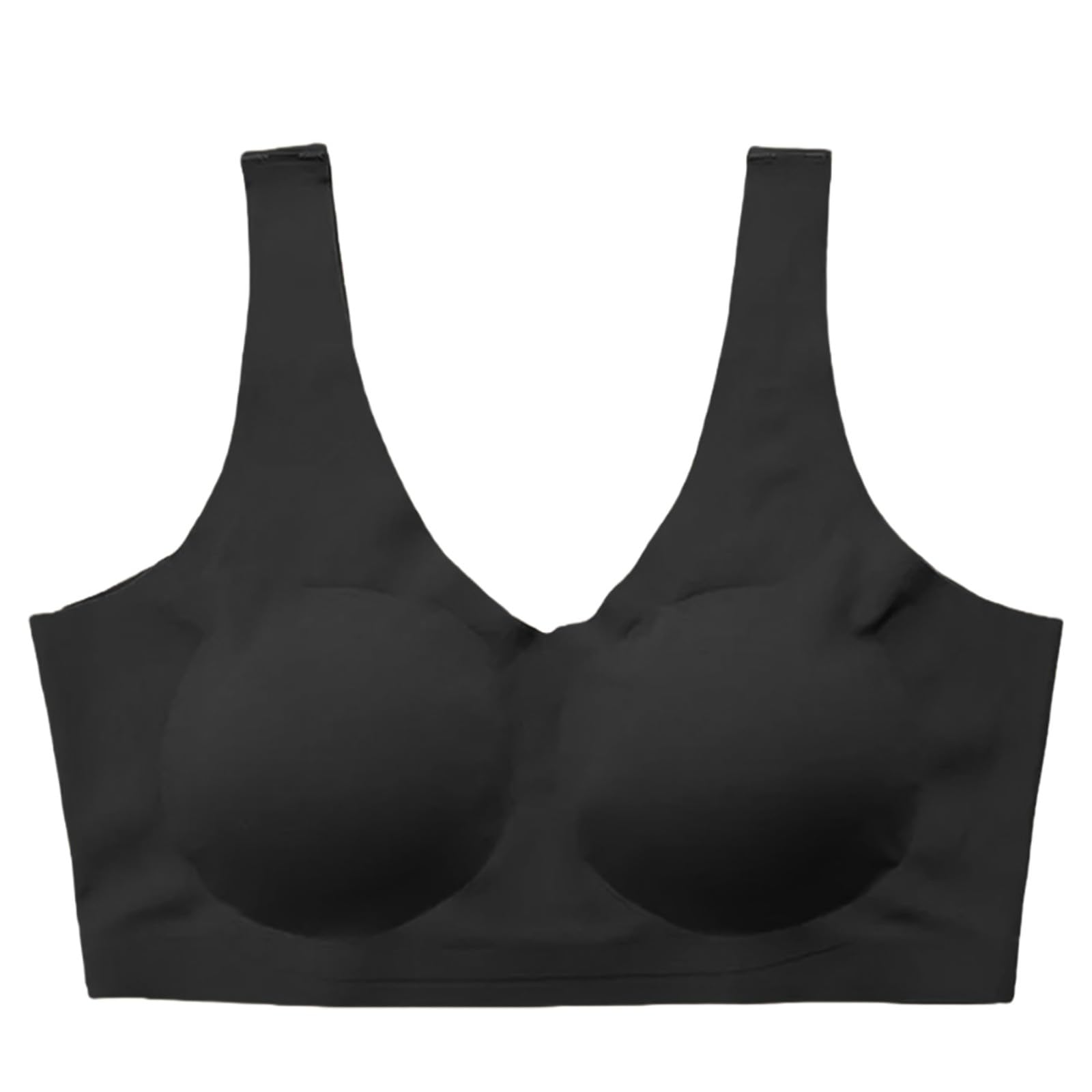 Jelly Bras for Women Wireless Push up Bra Plus Size Sports Bras Bralette Comfortable Workout Yoga Everyday Bra