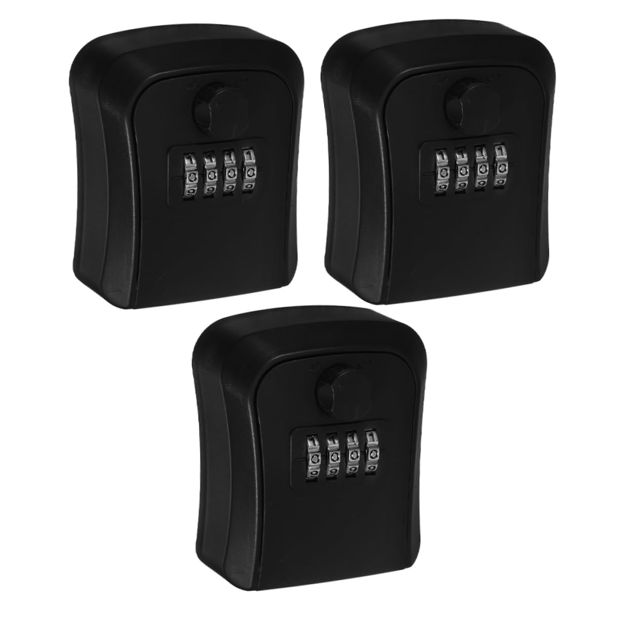 VILLCASE 12piezas Caja De Seguridad para Llaves Combinación Caja De Lock Box Reseteable Diseño Profesional para Almacenamiento De Llaves Exteriores Resistente para Uso Hogares y Oficinas