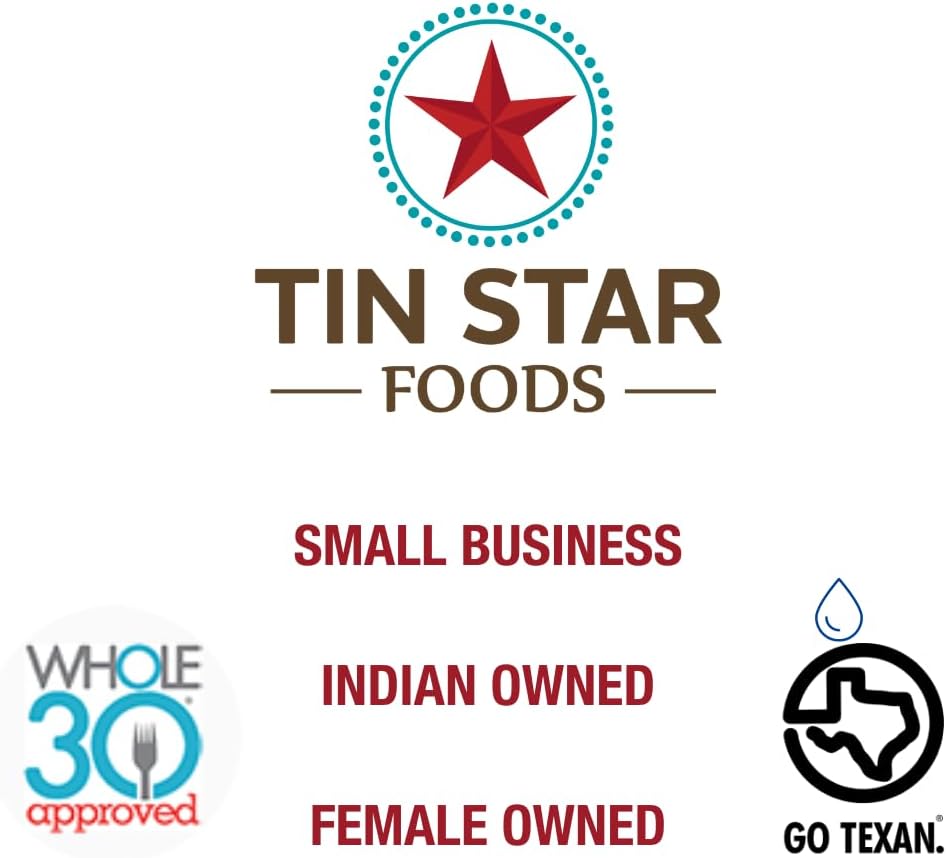 Tin Star Foods - 16 oz Certified Grassfed Traditional Desi Ghee GLASS JAR. Made in kettles and hand filtered in Dallas Texas. Indian owned brand