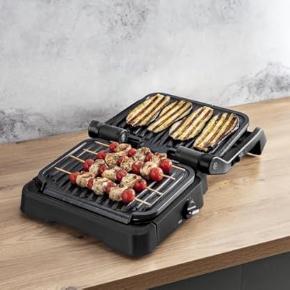 Tefal GC7748 OptiGrill 4in1 Kontaktgrill schwarz 2100 Watt 600 cm² Grillfläche – Bild 4