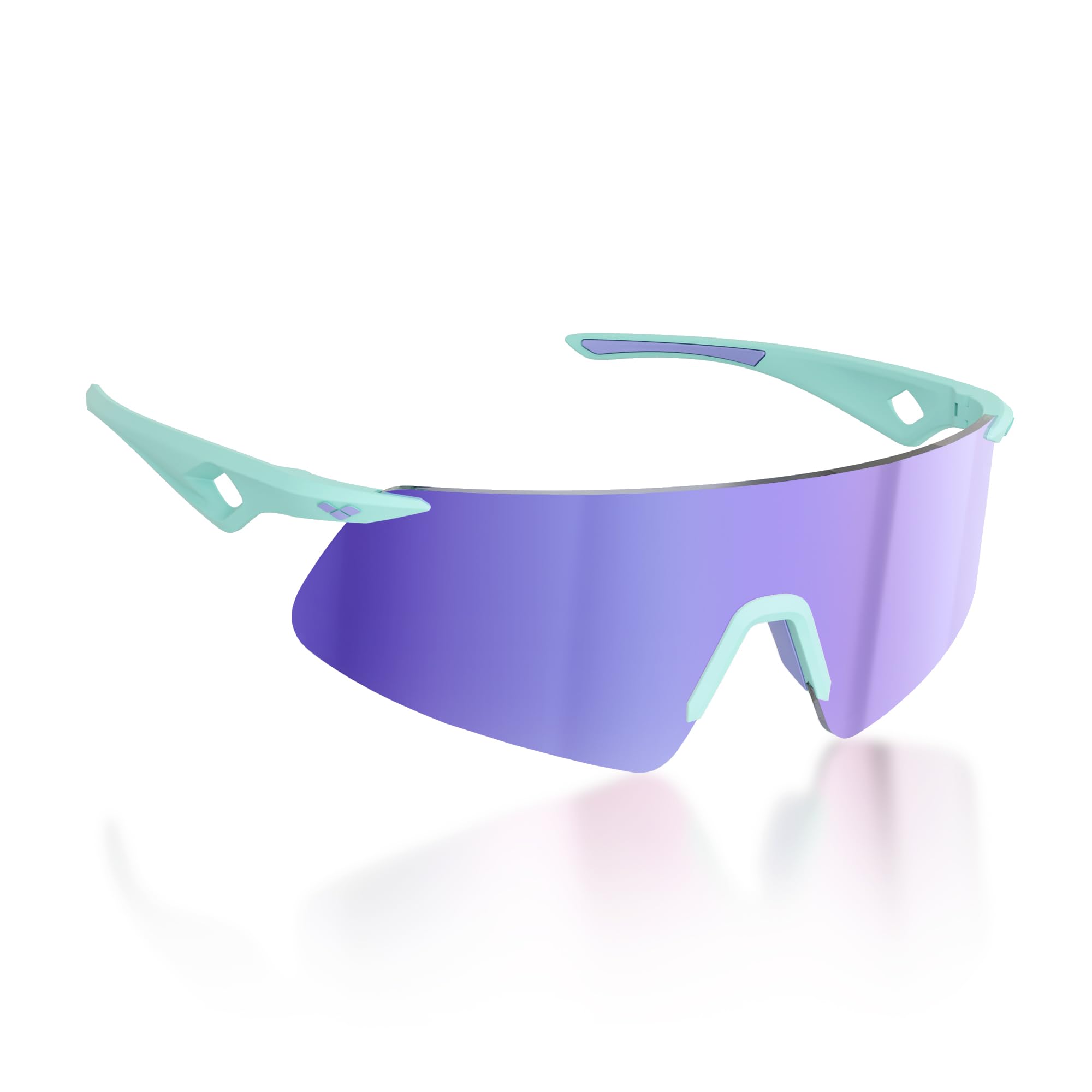 ARENA SAETTA Sportsonnenbrille, flexible und leichte Fassung, stoßfest und UV-geschützt, hydrophob- und antistatisch, optische Klasse 3, verstellbarer Nasenring