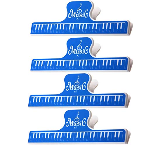 Wogod Music Book Clip Music Page Holder - Book Page Holde L Size (Blue) #TOP22