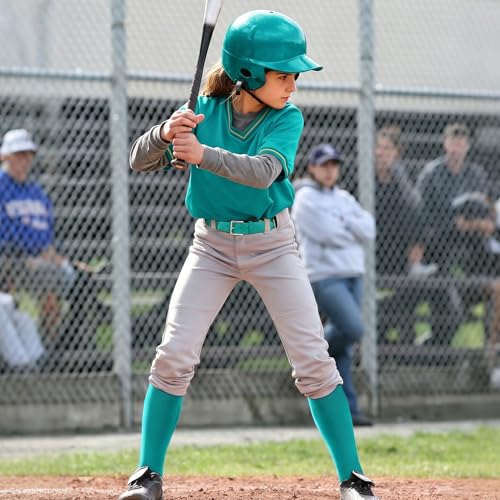 Image of JASGOOD 2 Pack Baseball Socks and Belt Combo Set Softball Socks and Belts Elastic Waist Belt for Youth and Adult Boys