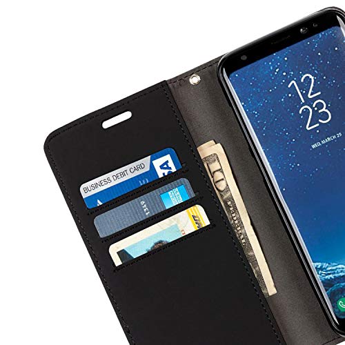 SafeSleeve EMF Protection Anti Radiation Samsung Galaxy Case: Galaxy Note 10 Plus RFID EMF Blocking Wallet Cell Phone Case (Black)
