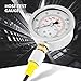 Adfaga Heavy Duty Hydraulic Hose Test Kit with 600BAR 8500PSI Pressure Gauge M16x2 BSP14 Coupling Professional Grade for Hydraulic System Testing Industrial Equipment Maintenance