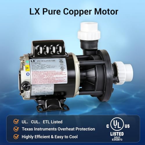Image of SPA Circulation Pump 0.25HP, (115V or 230V) - Model: 48WTC0153C-I