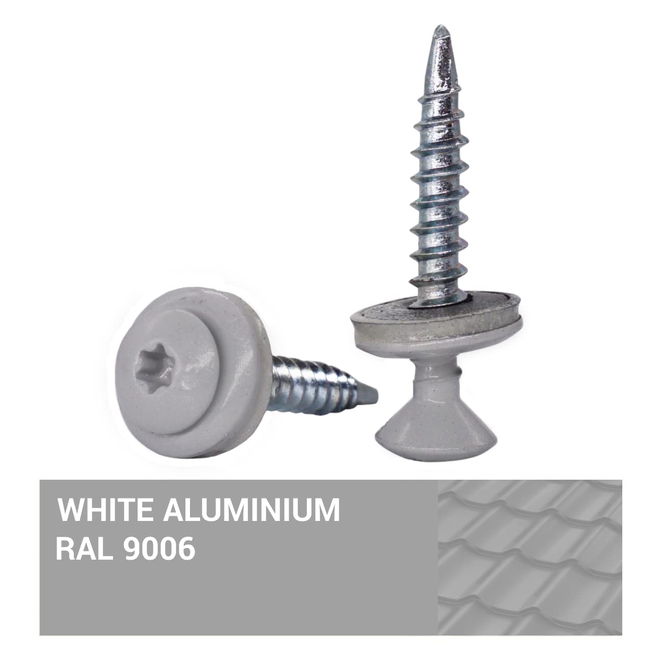 Pack van 250 stuks) Metalen dakbedekking Torx-schroeven, 4,8 x 35 mm