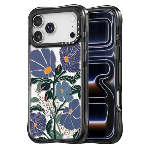 Coque iPhone Pro Max antichoc fleurie avec technologie Magsafe intégrée