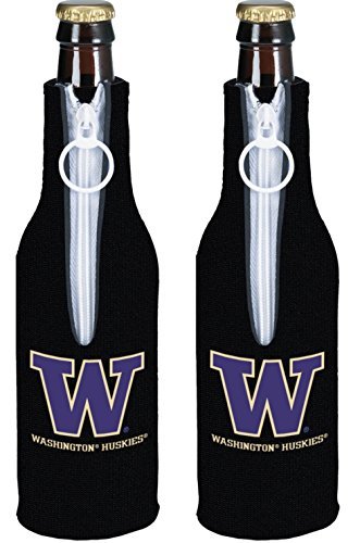 College Logo Color Bottle Suit Holder Holder Cooler 2-Pack (Washington Huskies)