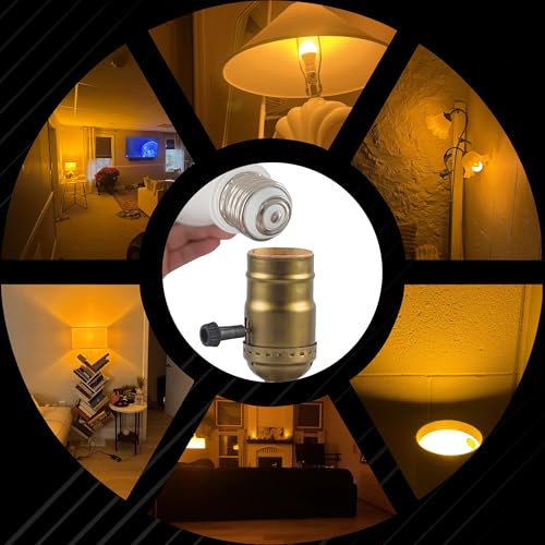 Image of 3 Way LED Light Bulbs Amber 30 70 100 Equivalent, 1800k Warm Light Bulbs, A21 3way LED Amber Night Light Bulb 5 /10 /15W, E26 Three Way Warm Bulb for Healthy Sleep, Bedroom, Reading, 4 Pack