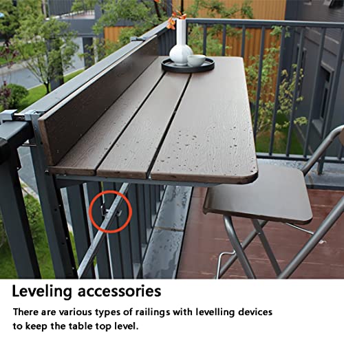 Table d'appoint pliante d'extérieur murale pour aménager les petits balcons - 5