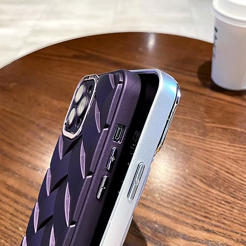 Étuis de téléphone tressés mats pour iPhone 14 Pro Max coque de protection caméra antichoc