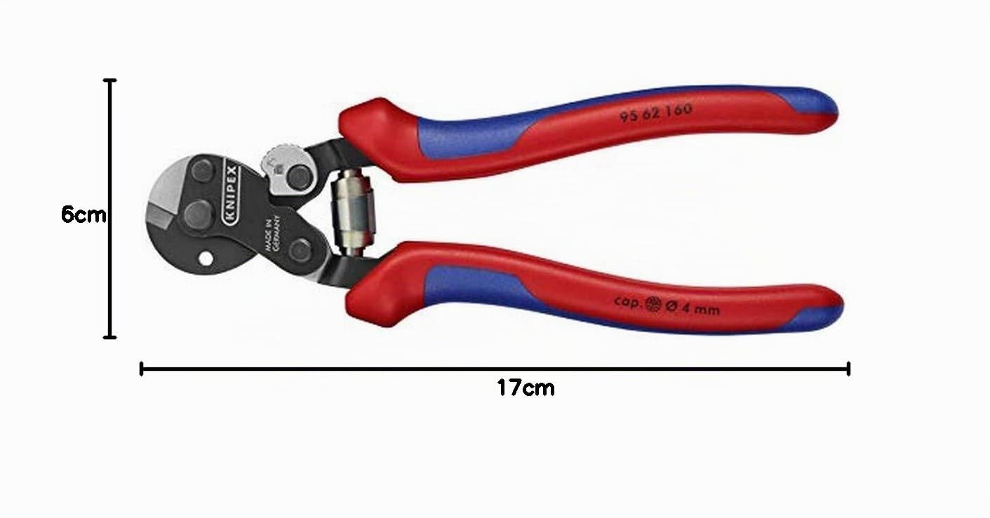 KNIPEX Cesoia per funi in acciaio 160 mm 95 62 160