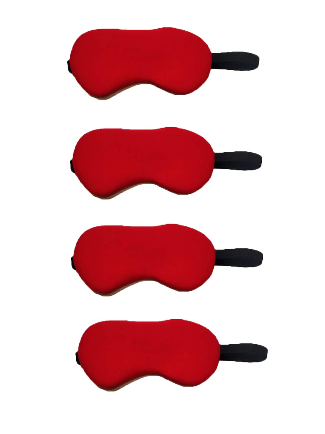 Lushomes Sleep Eye Mask-Updated Design Light Blocking Sleep Mask, Soft and Comfortable Night Eye Mask for Men Women, Eye Blinder for Travel/Sleeping/Shift Work (Pack of 4, Red) (B08PVSNBBB) Amazon Price History, Amazon Price Tracker