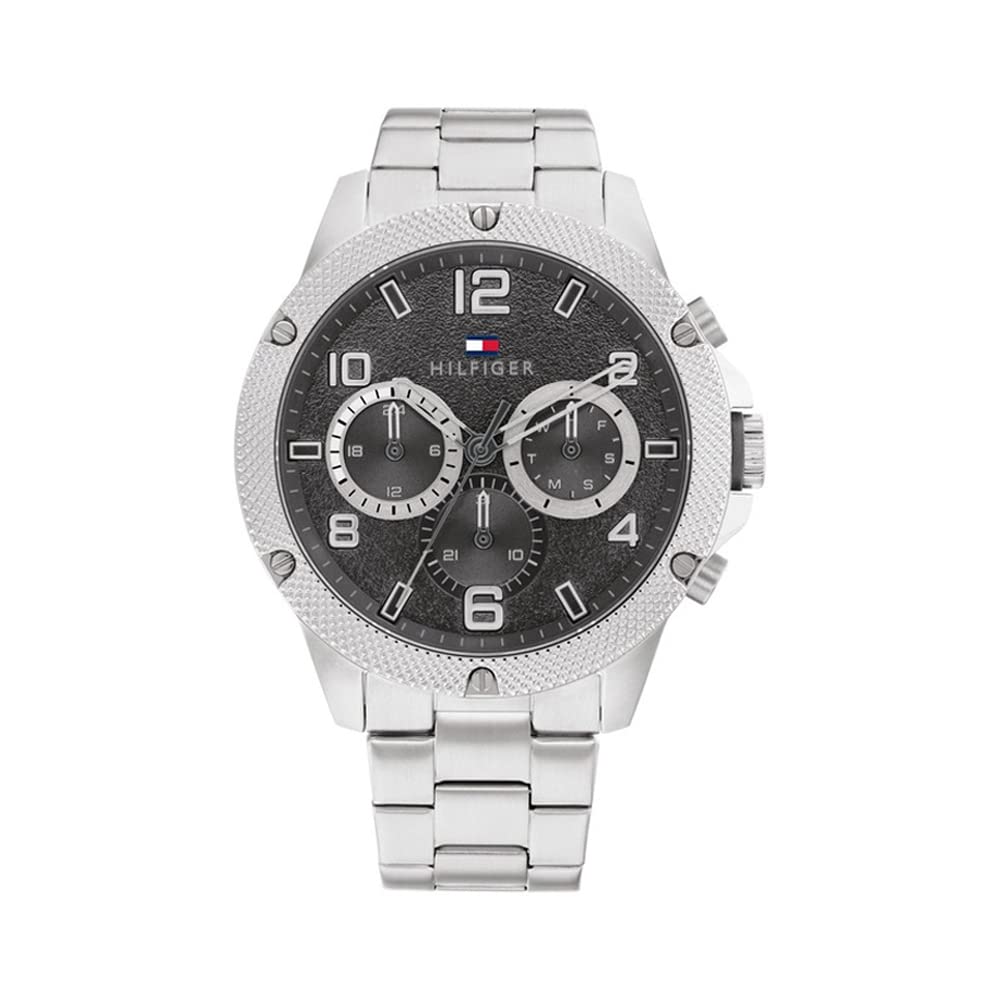 Tommy Hilfiger Men Grey Dial Analog Watch Analog Grey Dial Mens Watch-TH1792029 (B0BPD4KGVV) Amazon Price History, Amazon Price Tracker