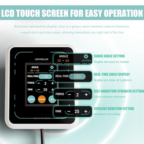 Ejercitador eléctrico para piernas y rodillas con 3 niveles de resistencia miniatura 3