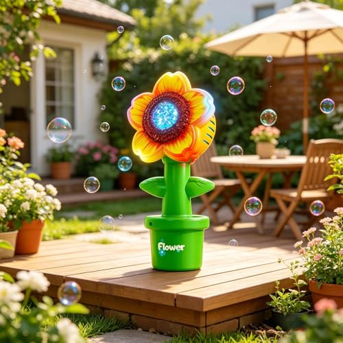 Machine à bulles pour anniversaire et fête extérieure avec LED - 2