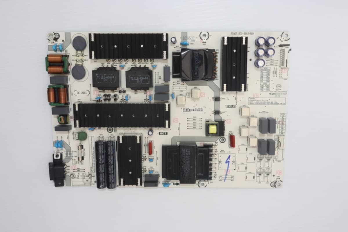 Lutema Television Repair Kit for Hisense 75R6E3 with TV Main Board + Power Supply + TCon + Cables